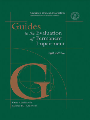 cover image of Guides to the Evaluation of Permanent Impairment
